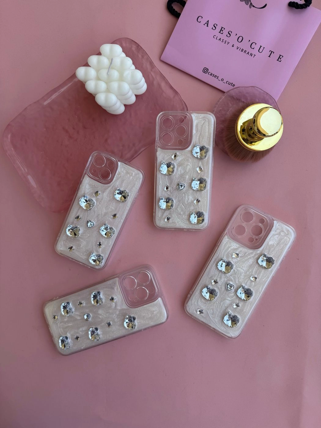 Aesthetic Case with Stones